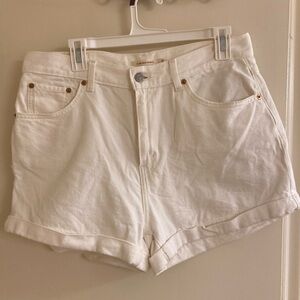Levi A-Line Mom Shorts